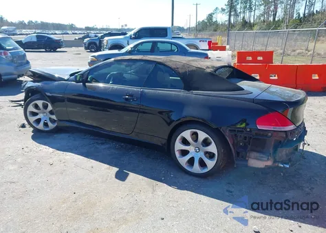 2004 BMW 645Ci z USA, uszkodzony, nr VIN WBAEK73444B320744